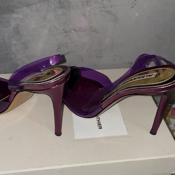 Alexandre Vauthier PVC sling back studded toe heels - Picture 5 of 9